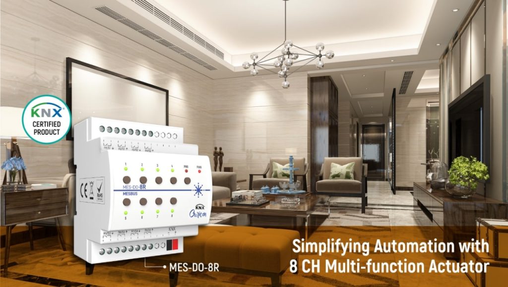 Unlock Smart Home Potential with Ourican's KNX Multi-Function Actuator MES-DO-8R 13 multi function actuator MES-DO-8R