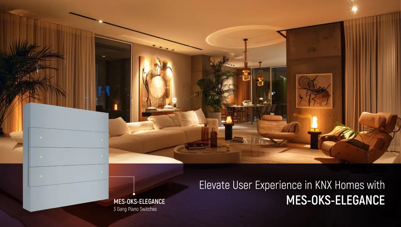 KNX Homes with MES OKS ELEGANCE